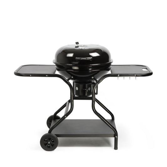 Barbecue charbon avec tablettes | LIVOO