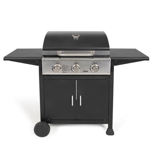 Barbecue gaz 3 brûleurs | LIVOO