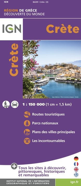 Carte IGN 86209 - Crète