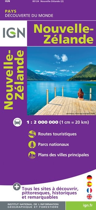 Carte IGN 85124 - Nouvelle Zelande