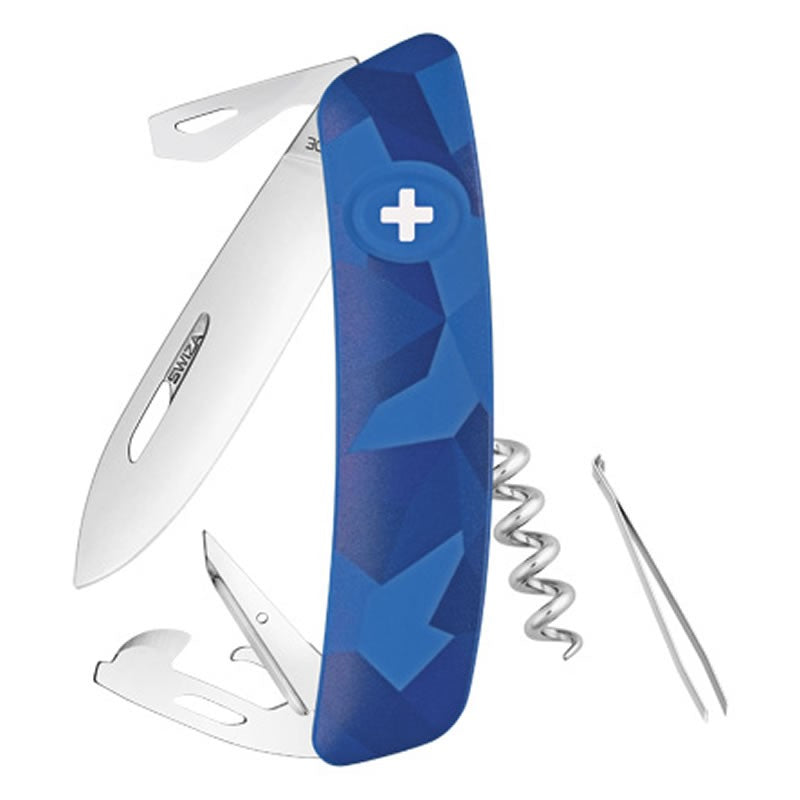 Couteau suisse Swiza C03 Livor - Bleu avec 11 fonctions