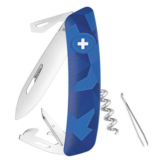 Couteau suisse Swiza C03 Livor - Bleu avec 11 fonctions