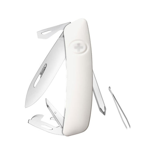 Couteau suisse Swiza D04 Blanc avec 11 fonctions