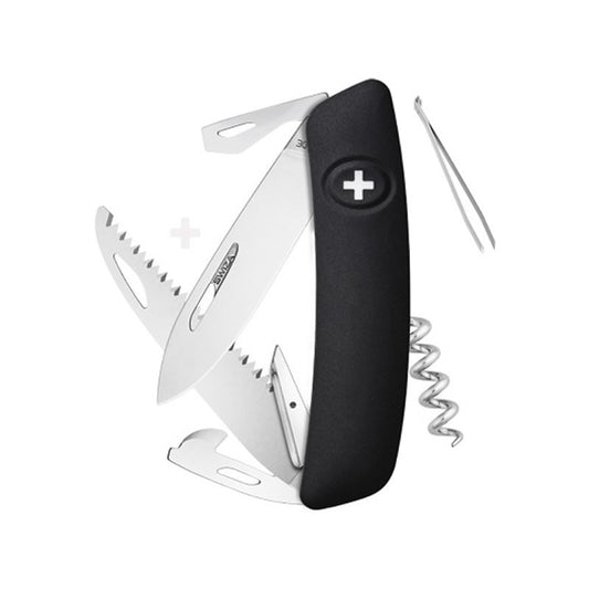 Couteau suisse Swiza D05 Noir avec 12 fonctions