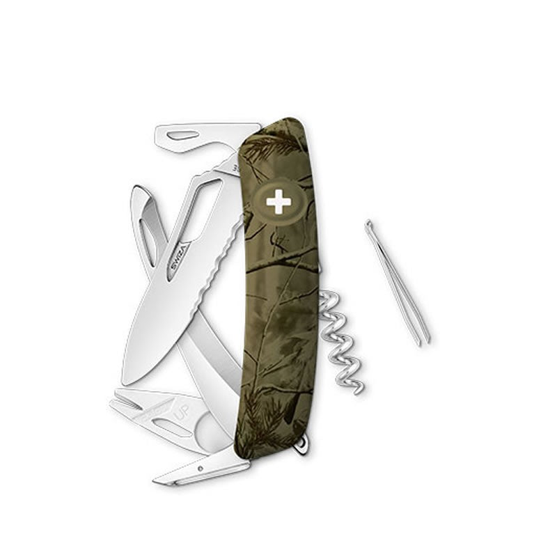 Couteau suisse 13 fonctions Hunter Olive | SWIZA