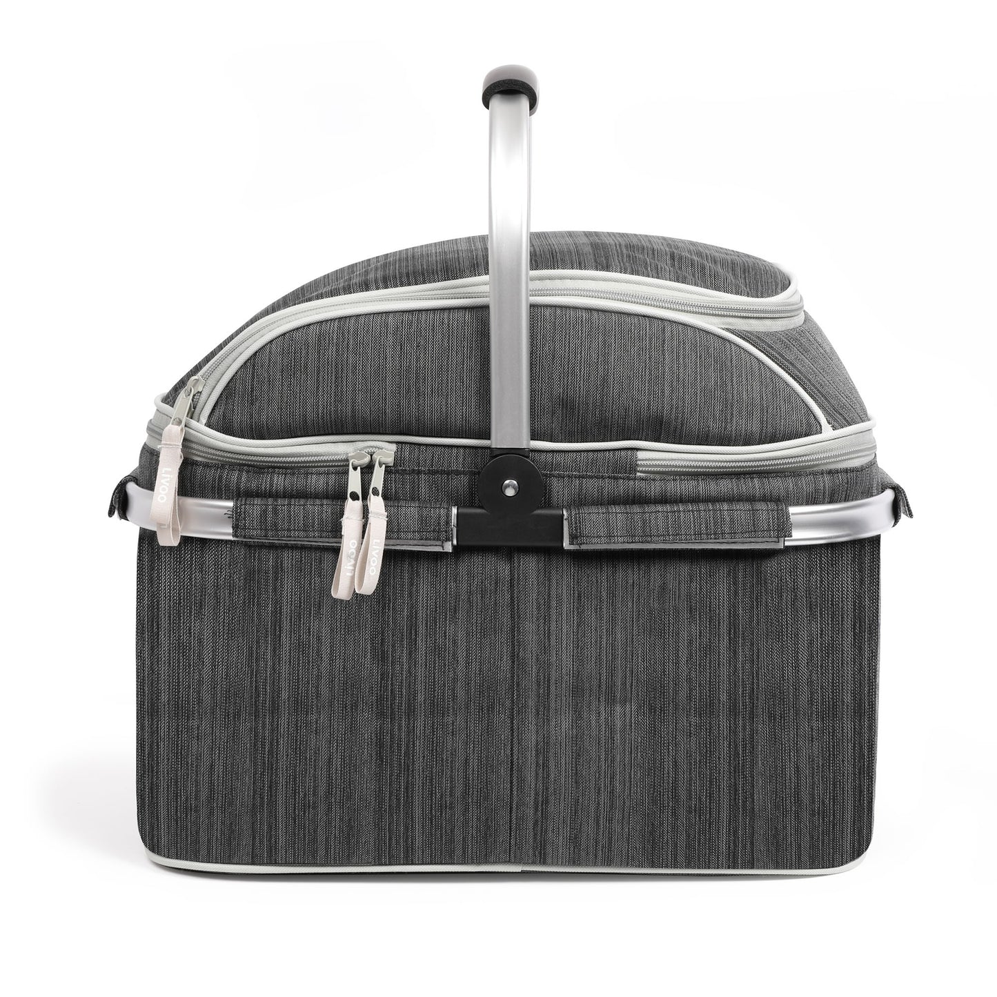 Panier pique-nique avec compartiment isotherme pour 4 personnes | LIVOO