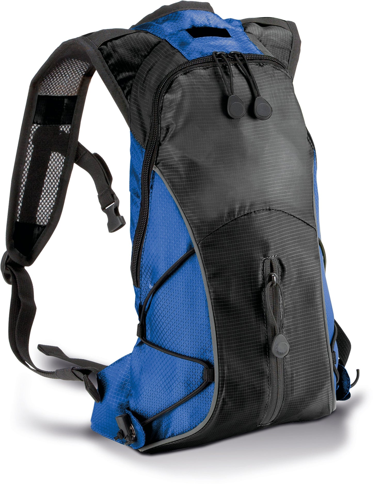 Sac à dos 6 litres porte-boisson Kimood noir et bleu royal