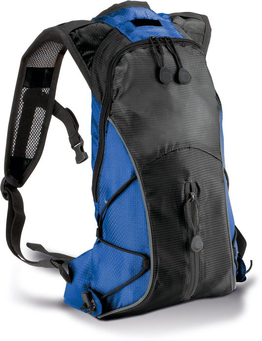 Sac à dos 6 litres porte-boisson Kimood noir et bleu royal