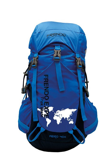 Sac à dos bleu randonnée 40 litres AERO 40+