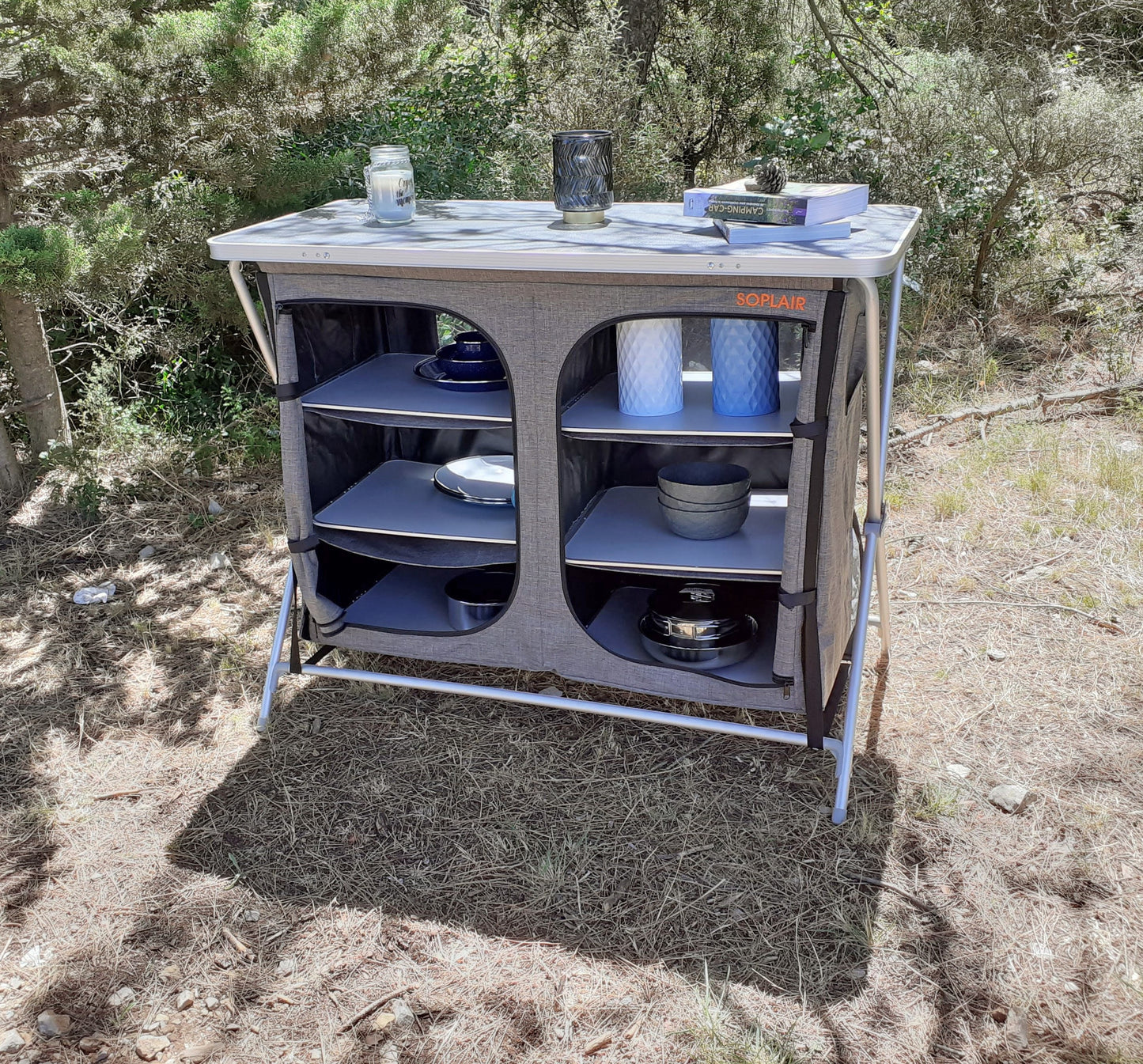 Meuble de rangement 6 étagères Austral