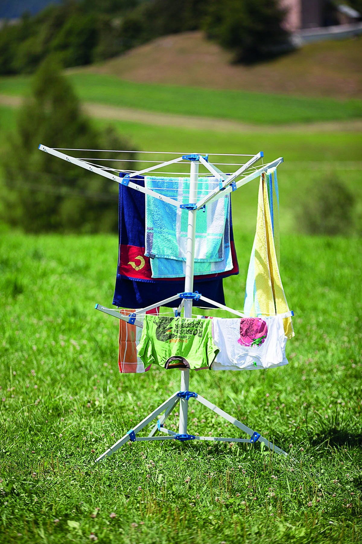Séchoir parapluie repliable à poser