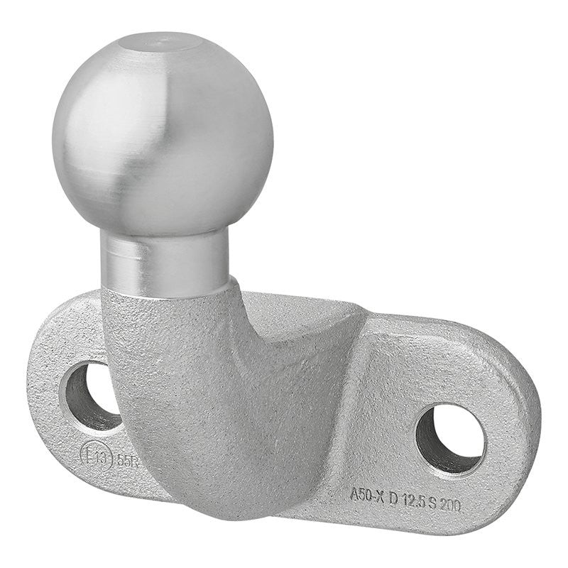 Boule d'attelage argent équerre