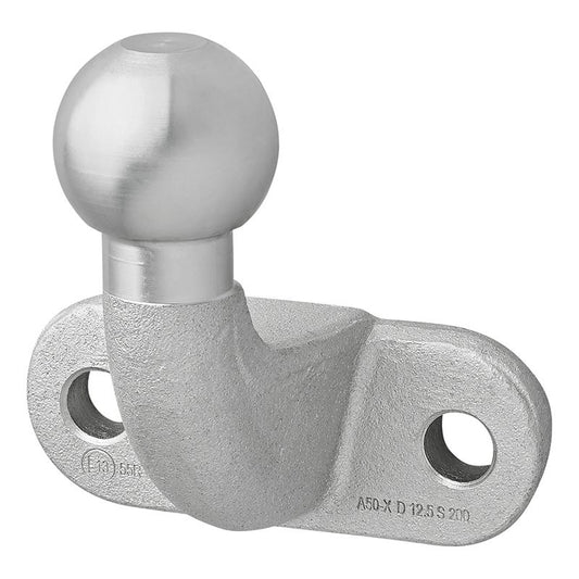 Boule d'attelage argent équerre
