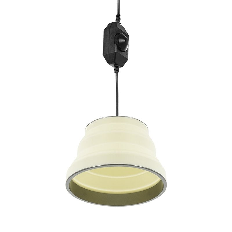 Lampe suspendue LED pliable blanc Ø15cm