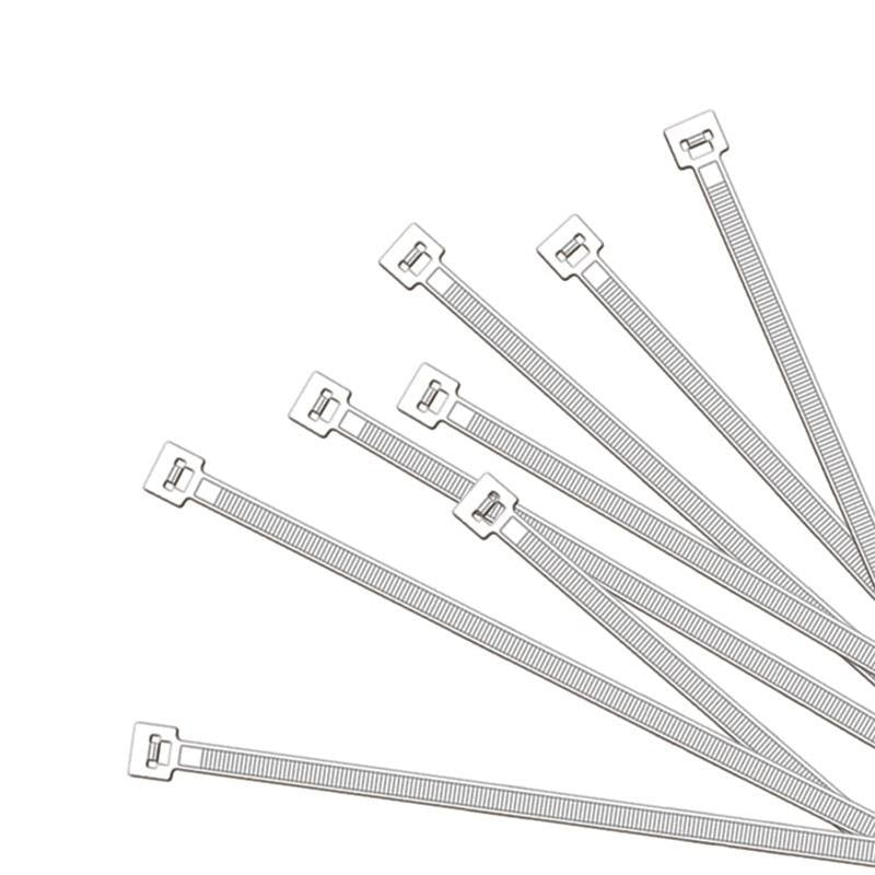 Colliers de serrage 350x4,5mm 50 pièces blanc