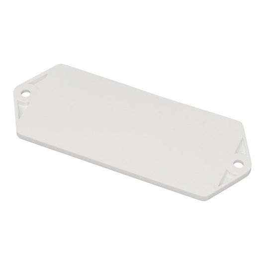 Réflecteur blanc 127x51mm à visser