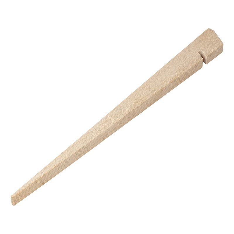 Piquet de tente 40cm bois 4 pièces en polybag