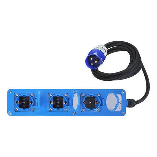 Triple prise Schuko 1.5M CEE