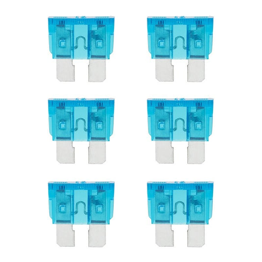 Fusibles standard 15A bleu 6 pièces dans blister