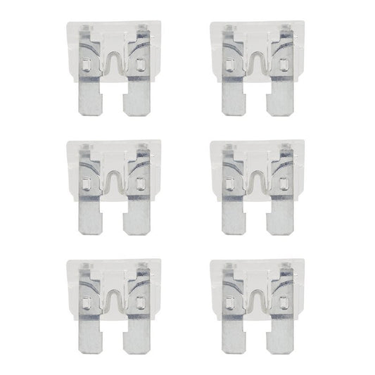 Fusibles standard 25A neutre 6 pièces dans blister