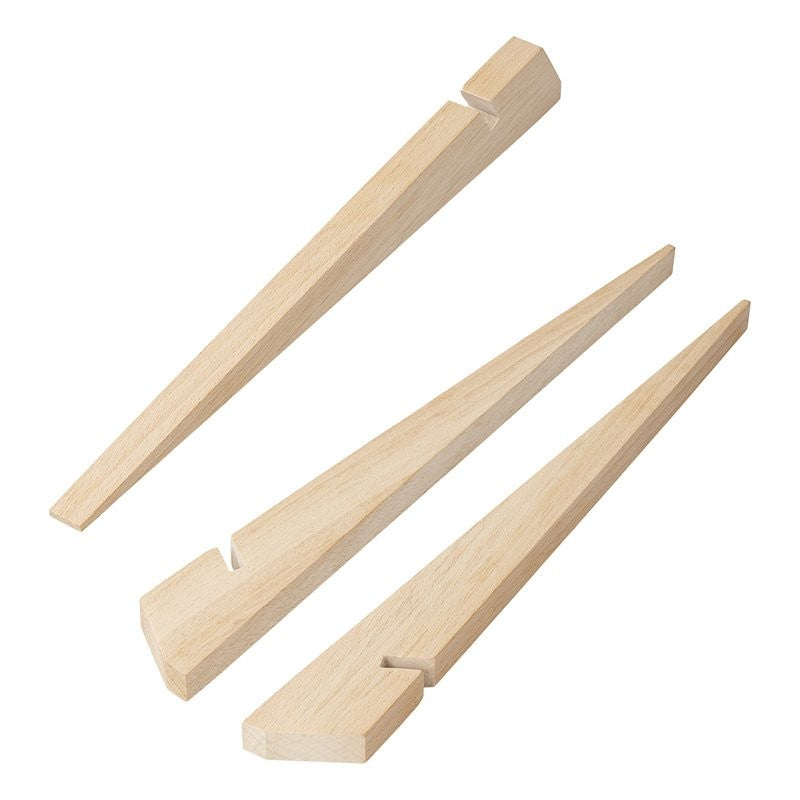 Piquet de tente 30cm bois 4 pièces en polybag