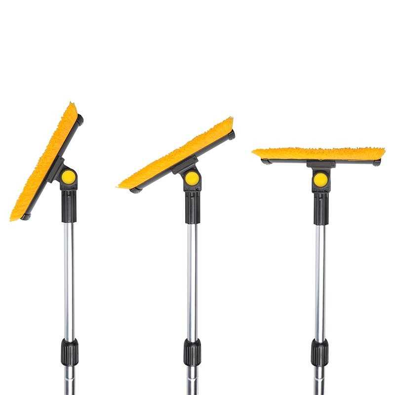 Brosse à neige avec raclette et grattoir à glace + manche télescopique