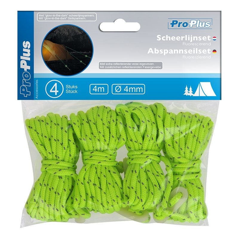 Set de corde hauban fluorescent