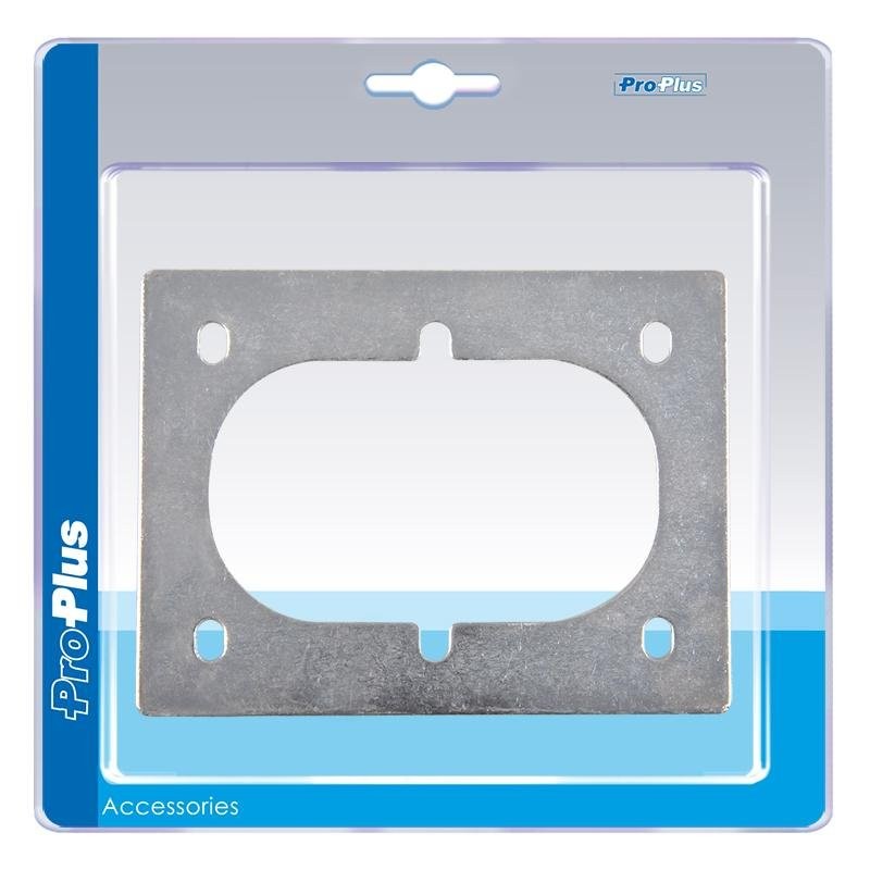 Contre plaque pour anneau d'arrimage double