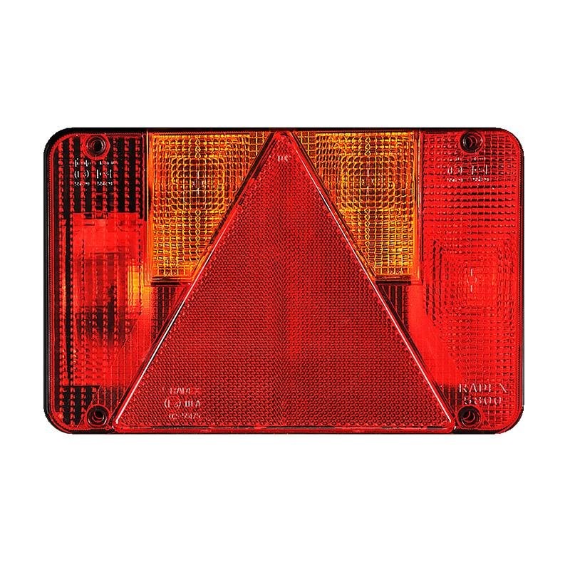 Feu arrière 6 fonctions 218x140mm gauche