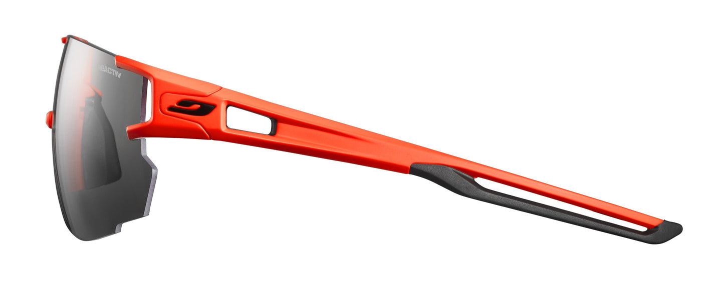 Lunette de soleil Julbo Aerospeed | Orange Fluo / Black | Reactiv Performance 0-3
