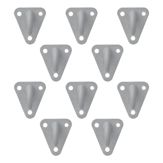 Crochet plastique pour corde 45x39mm 10 pièces dans blister