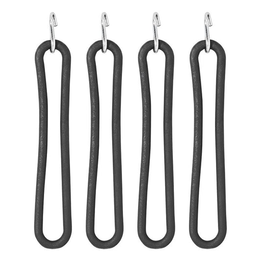 Tendeur en caoutchouc 200mm avec S-crochet 4 pièces dans blister