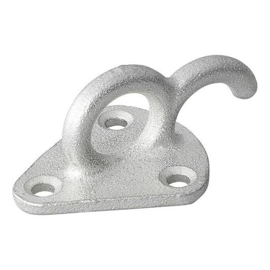 Crochet métal pour corde avec un oeil 70x45mm 5 pièces dans blister