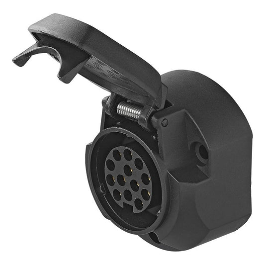 Prise 13-pôles PVC type Jaeger dans blister