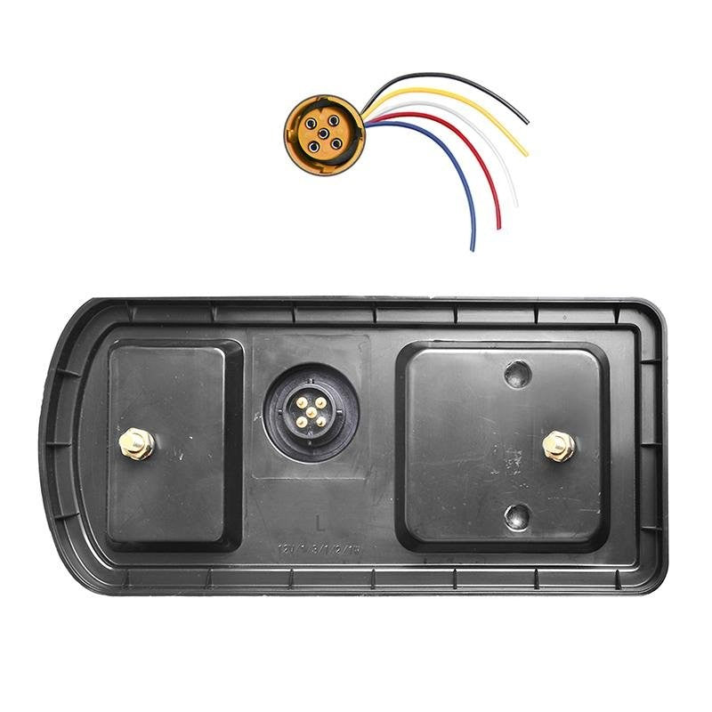 Feu arrière 5 fonctions 225x105mm 43LED gauche dans blister