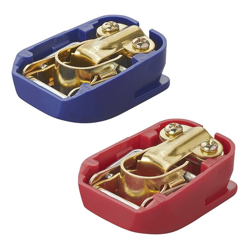 Set de cosses de connexion de batterie (+) et (-) montage rapide dans blister