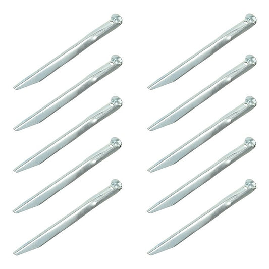 Piquet cornière en métal 22cm 10 pièces dans polybag