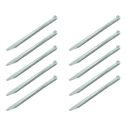 Piquet cornière en métal 30cm 10 pièces dans polybag