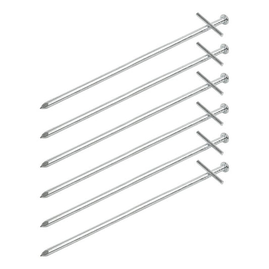 Piquet roche en métal 23cm avec croix a souder 6 pièces dans polybag