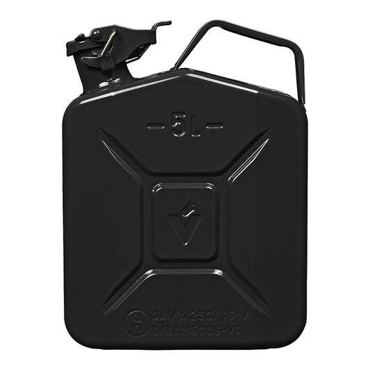 Jerrycan 5L métal noir UN- & TüV-approuvé