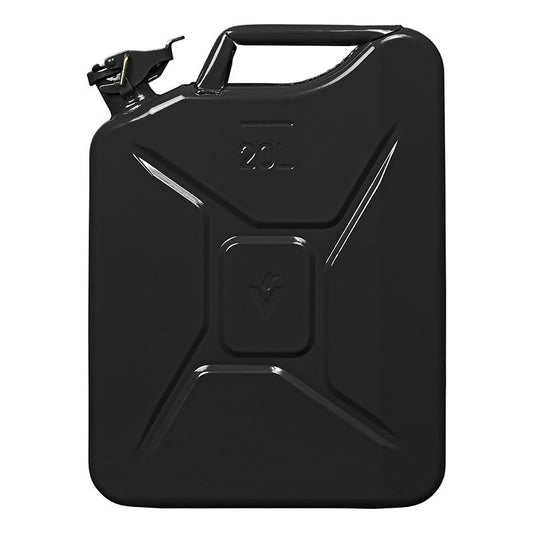Jerrycan 20L métal noir UN- & TüV-approuvé