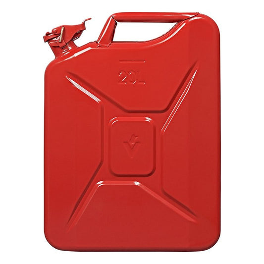 Jerrycan 20L métal rouge UN- & TüV-approuvé