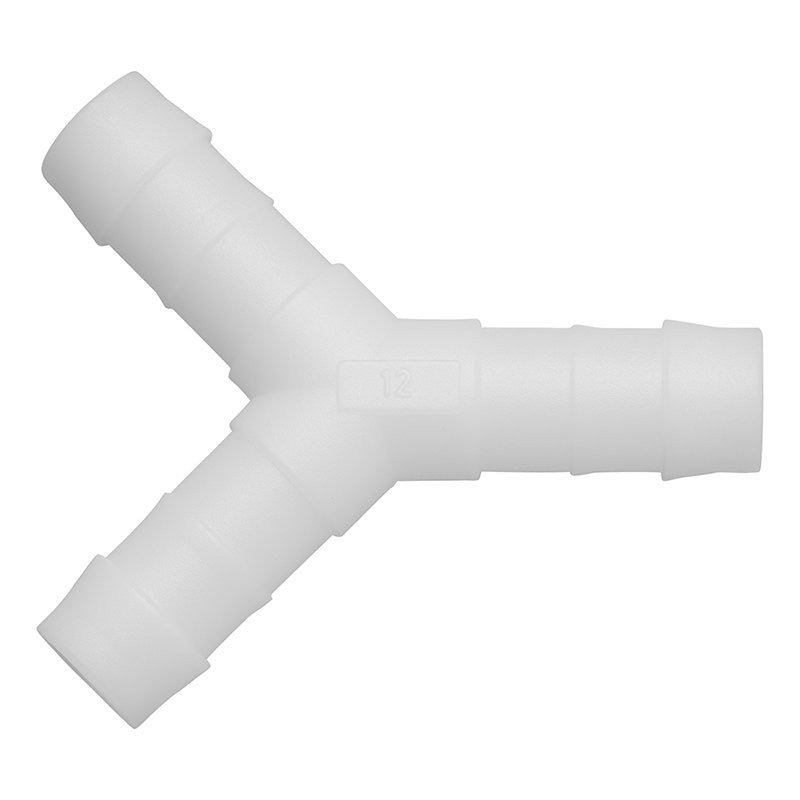 Raccord Y pour circuit d'eau 12mm 2 pièces dans blister