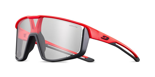 Lunette de soleil Julbo Fury | Black / Orange Fluo | Reactiv Performance 0-3