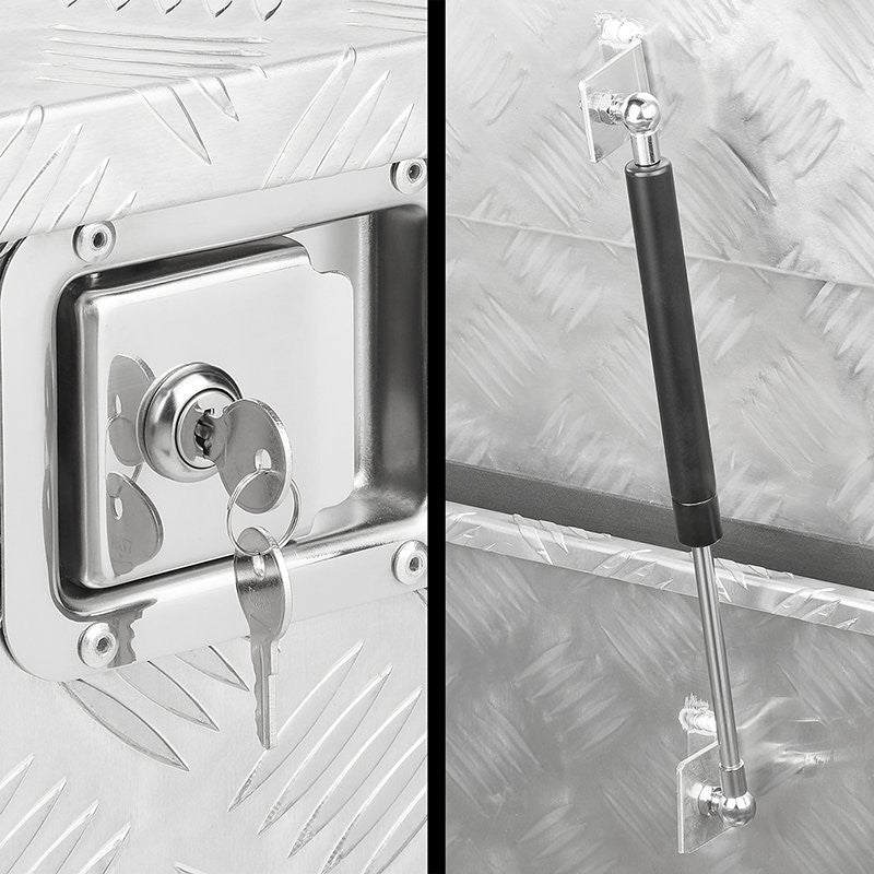 Boîte à outils aluminium pour remorque 830/540 x 360 x H490 mm