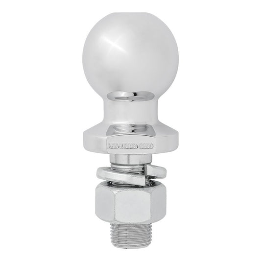 Boule d'Attelage Droite Ø50mm M22x50 Homologuée R55 - 2000kg - ProPlus
