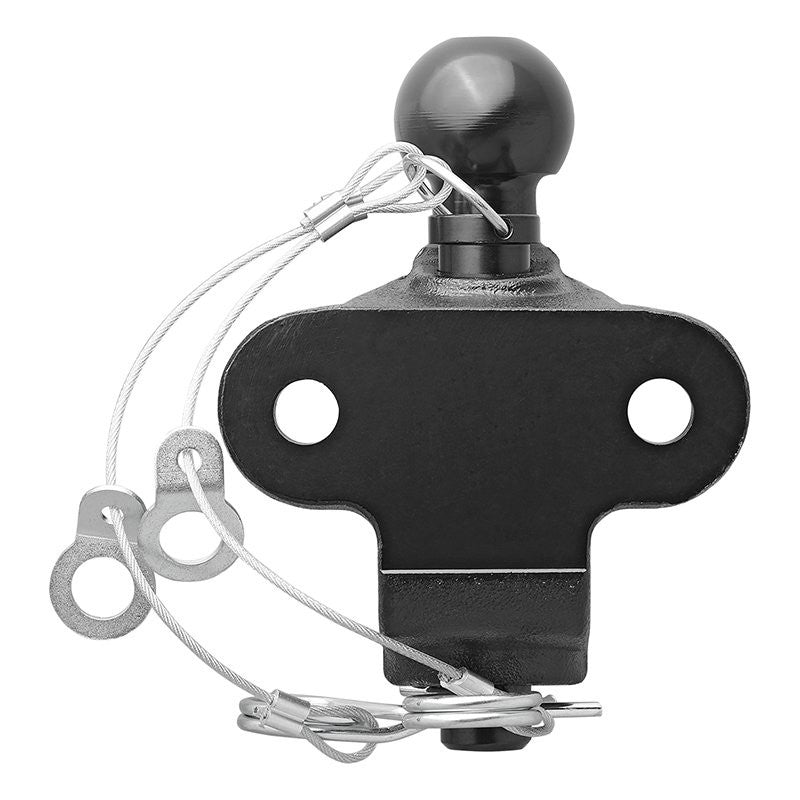 Boule d'attelage noir mixte double trous D17,2/S200