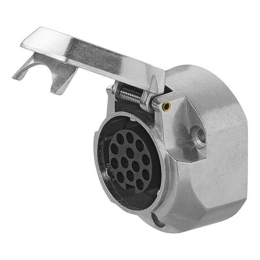 Prise 13-pôles métal type Jaeger dans blister