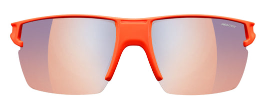 Lunette de soleil Julbo Outline | Orange Fluo /Bleu | Reactiv Performance 1-3 Hc