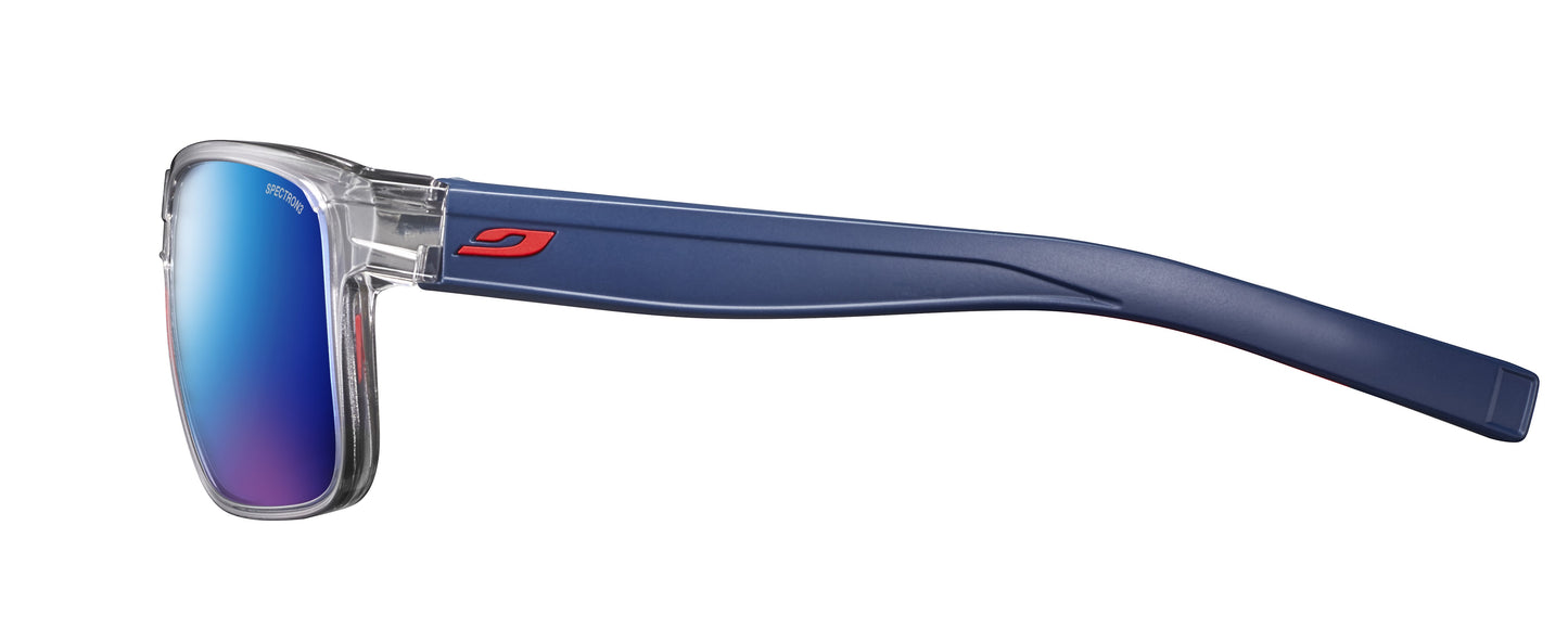 Lunette de soleil Julbo Renegade | Gris Translu Brill / Bleu / Orange | Polarized 3Cf